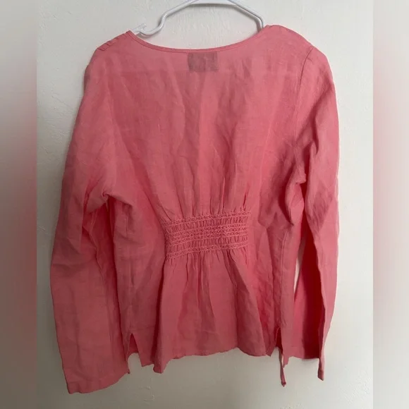 Juicy Couture Pink Linen Long sleeve L - Picture 4 of 4